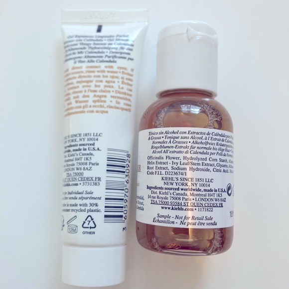 Kiehl's Mini Calendula Face Wash/Cleanser & Toner Set - Picture 3 of 3